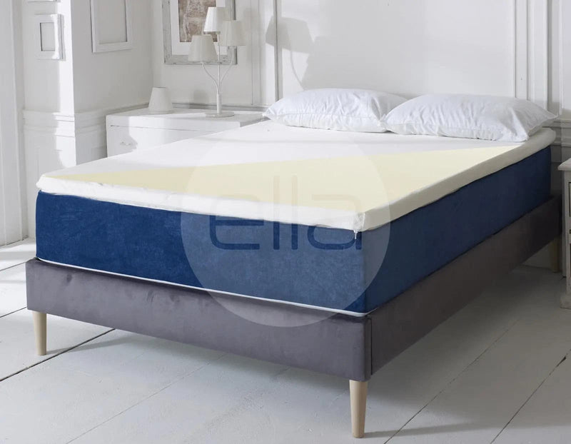 2 Orthopaedic Memory Foam Mattress Topper with Premium Cover